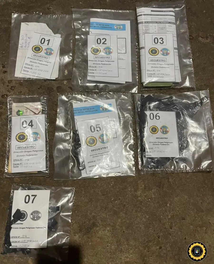 Foto: Divisi&oacute;n Drogas Peligrosas Concordia
