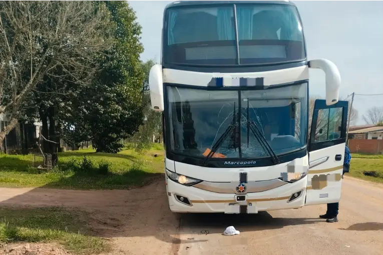Peatón murió atropellado por colectivo: el chofer dio positivo de alcoholemia y buscan identificar a la víctima