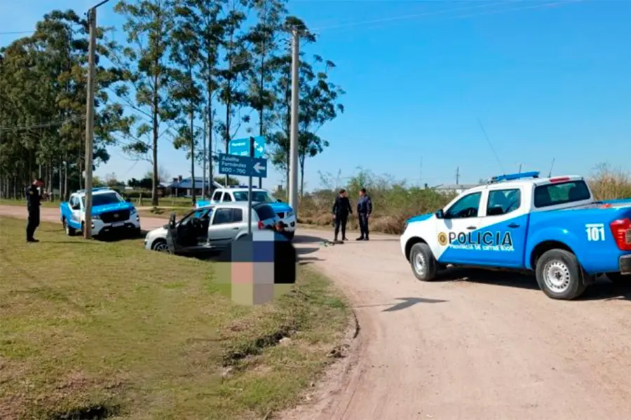 &Uacute;ltimo detenido por millonario asalto a productor entrerriano (foto Chajar&iacute; al d&iacute;a)