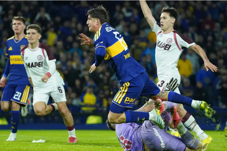 Boca venció a Lanús con un gol agónico de Belmonte y se metió en zona de Libertadores
