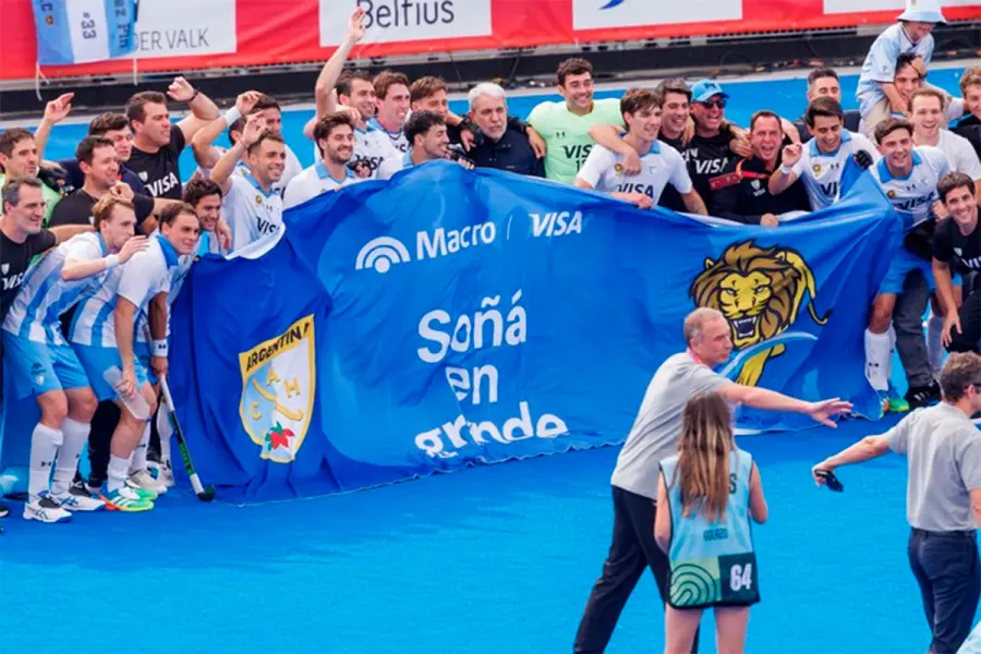 Los Leones ganaron la medalla de bronce en el Mundial de Hockey 2026 (fuente AP)