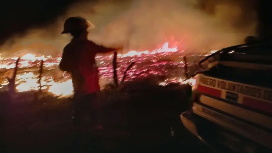 Foto: Bomberos Voluntarios de Ceibas