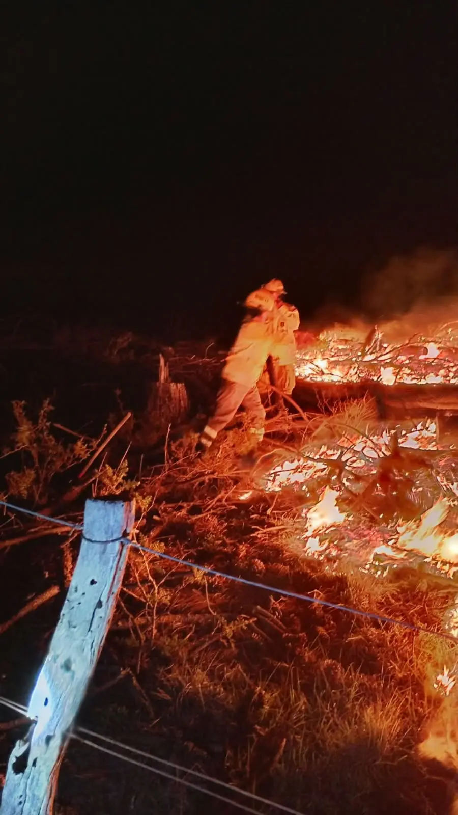 Foto: Bomberos Voluntarios de Ceibas