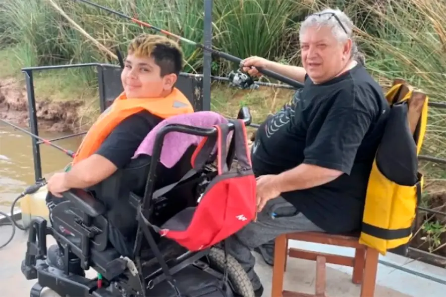 Pesca deportiva adaptada (redes sociales)