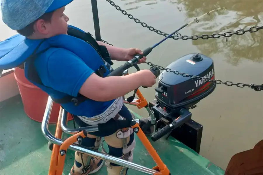 Pesca deportiva adaptada (redes sociales)