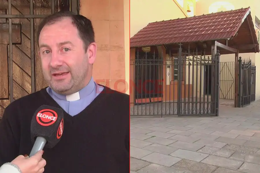 Sacerdote Ariel Follonier / parroquia San Roque, de Paran&aacute; (foto Elonce)