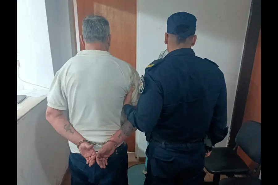Detenido por violento asalto a una familia de Concepci&oacute;n del Uruguay (archivo Polic&iacute;a de Entre R&iacute;os)