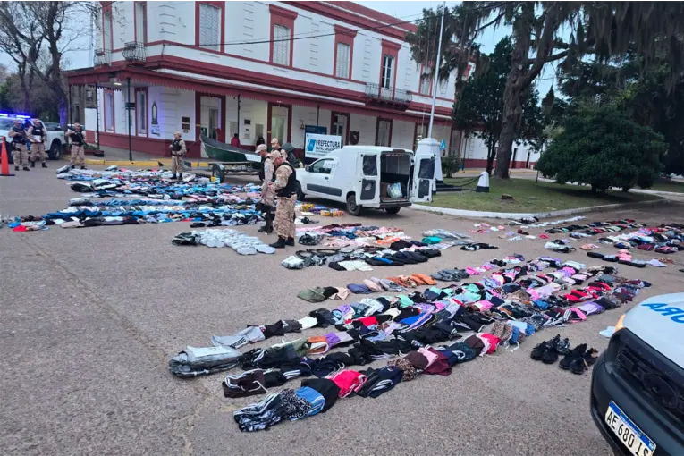 Secuestraron mercadería valuada en más de $57 millones en Concepción del Uruguay