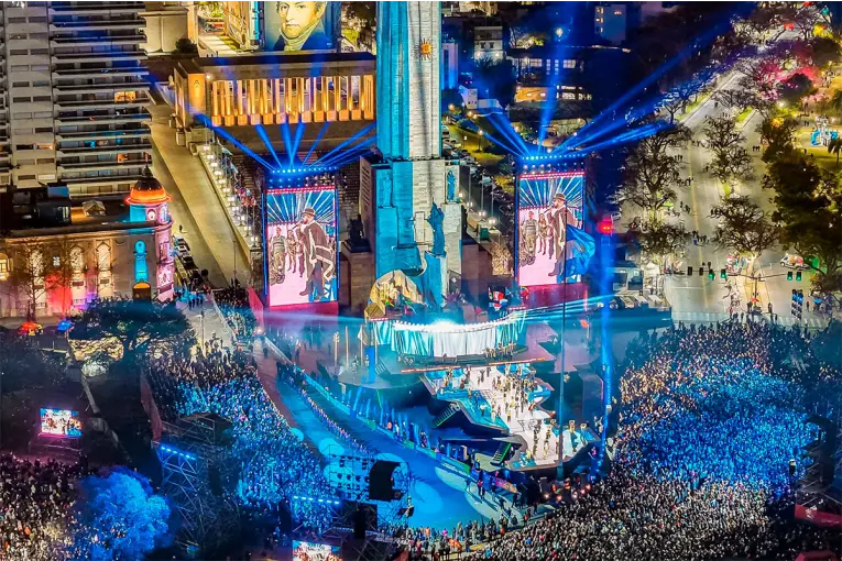 Rosario inauguró los Juegos Suramericanos 2026 con un show de más de 100 artistas frente al Monumento