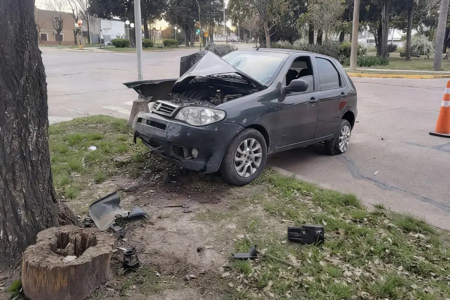 Accidente en Viale (foto Polic&iacute;a de Entre R&iacute;os)