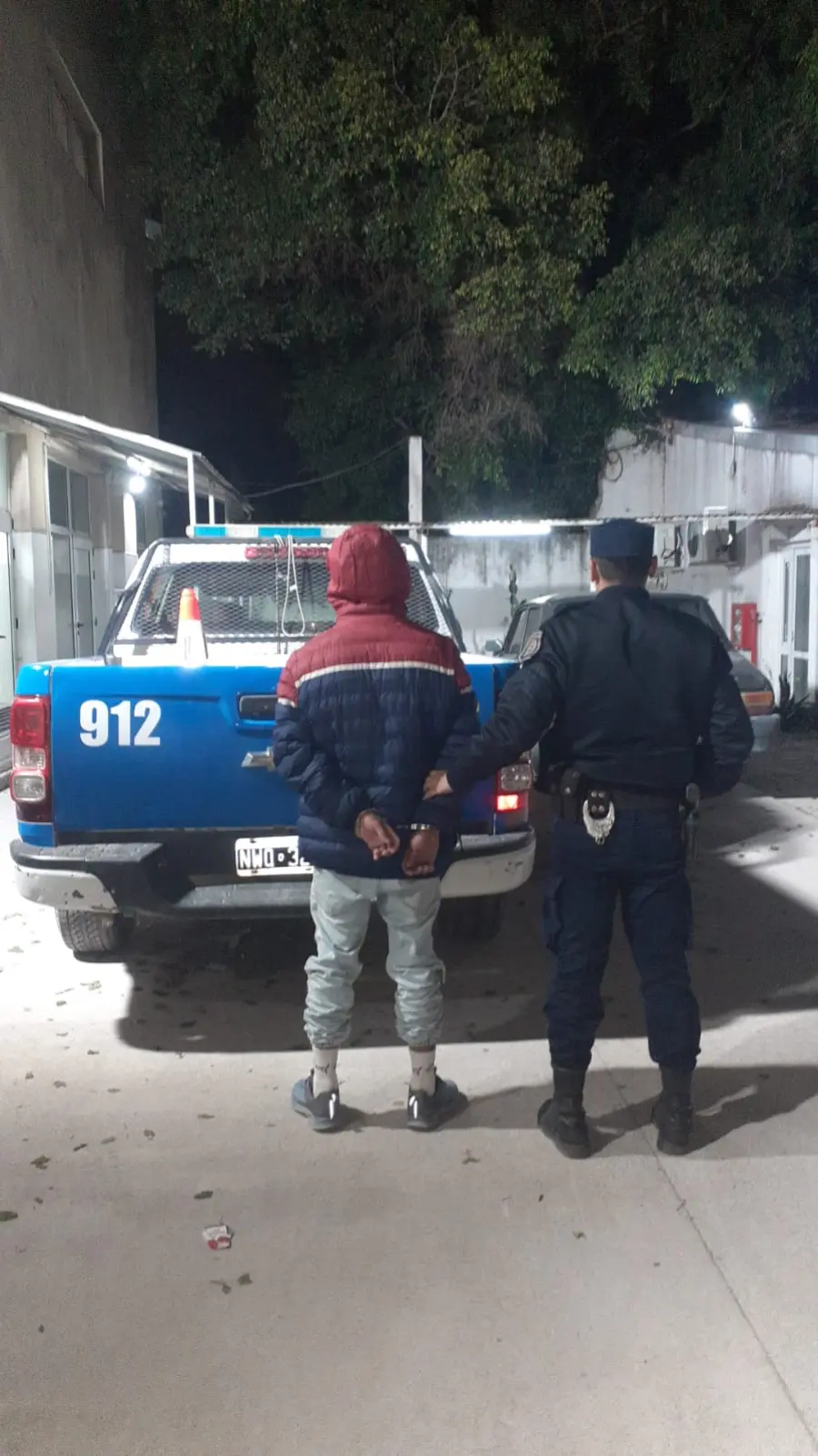 Detenido en Paraná (foto Policía de Entre Ríos)