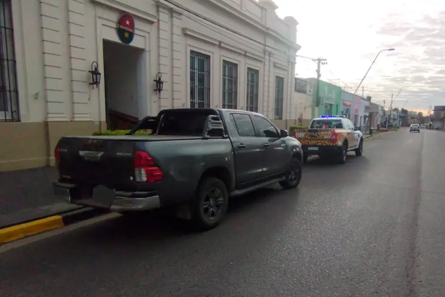 Recuperaron 13 vacunos y secuestraron un camión y una camioneta (foto Policía de Entre Ríos)