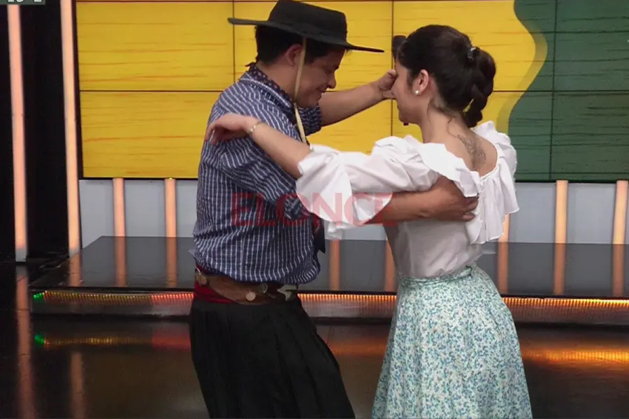 Romina D&iacute;az y Alexis Cantero, bailarines (foto Elonce)