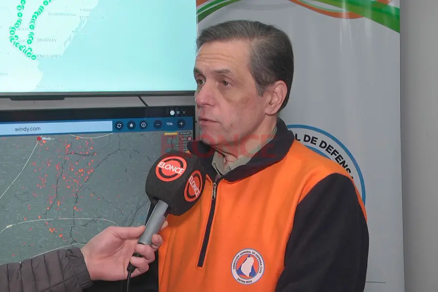 V&iacute;ctor Chanenko, director provincial de Defensa Civil (foto Elonce)