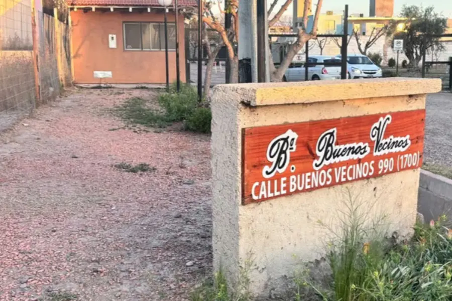 Lugar del hecho en Mendoza.