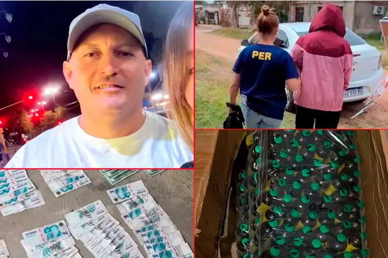 Laboratorio de drogas en San Benito: la detenida era pareja de un jefe narco y tenía anotaciones con instrucciones