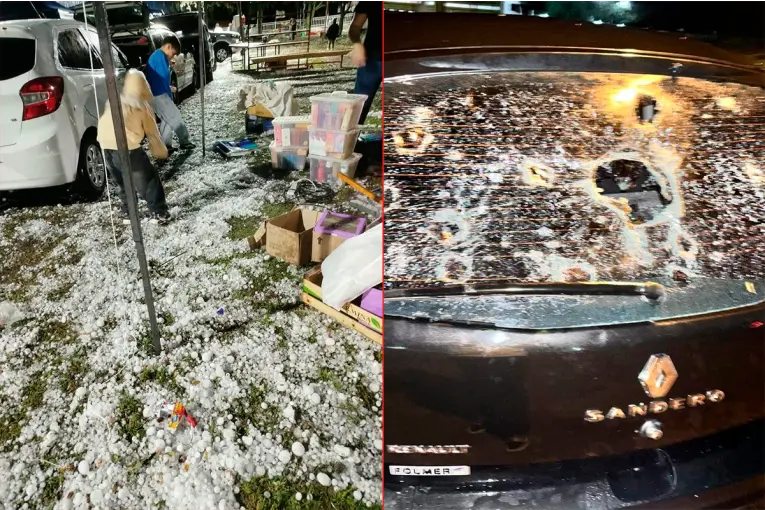 Heridos y destrozos por granizada en María Grande: “Fueron minutos de desesperación e incertidumbre”