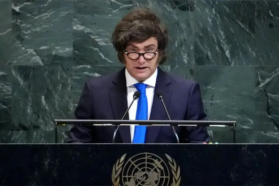 Javier Milei tambi&eacute;n se present&oacute; en la ONU.