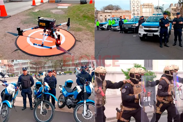 Entre Ríos reforzó el equipamiento policial con vehículos, fusiles y armas no letales