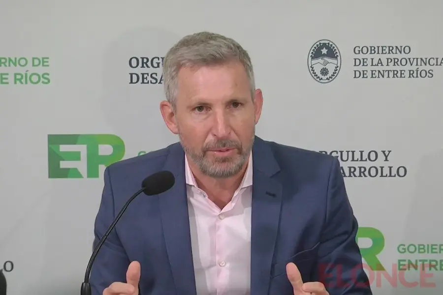 Rogelio Frigerio, gobernador de Entre R&iacute;os.-