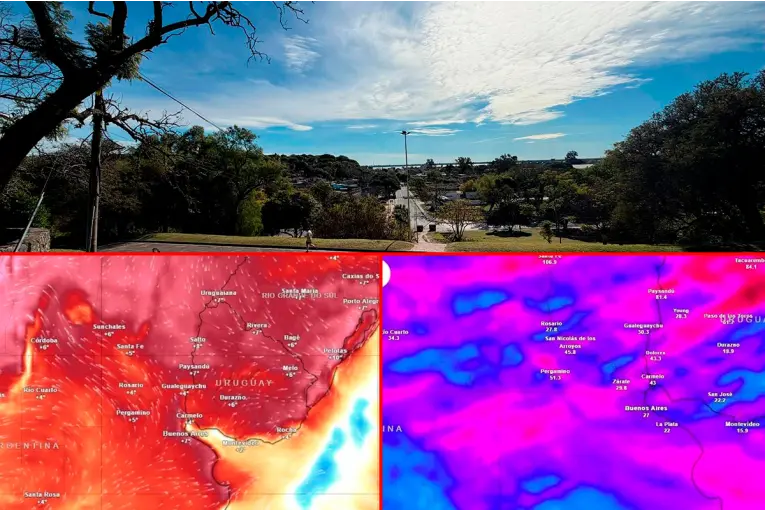 Calor y tormentas en Entre Ríos: subirá la temperatura y luego llegará la inestabilidad