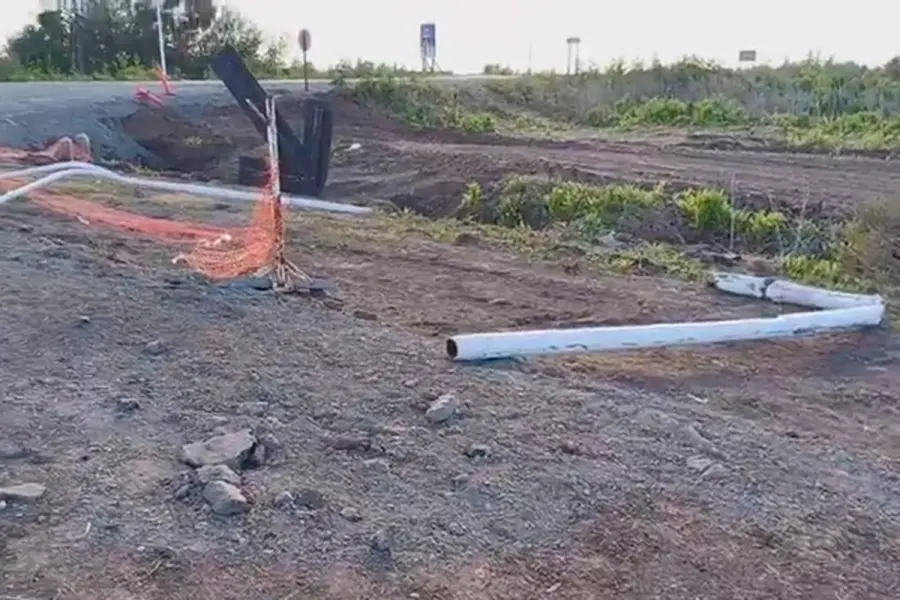 Accidente de tr&aacute;nsito por un desperfecto mec&aacute;nico (foto FM Puerto de Segu&iacute;)