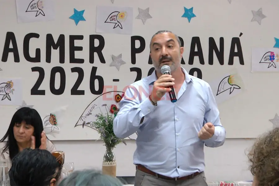 Manuel G&oacute;mez, secretario general AGMER Seccional Paran&aacute; (Elonce)
