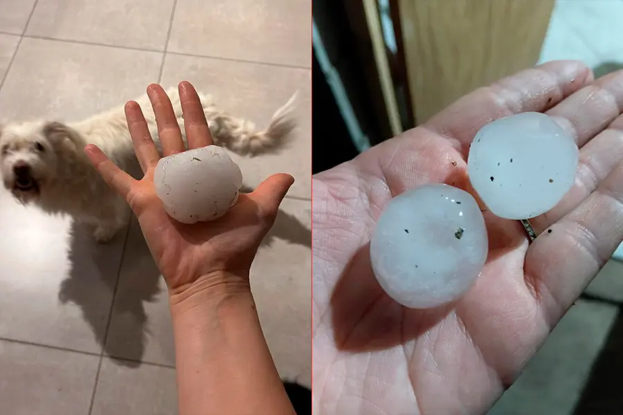 Granizo en C&oacute;rdoba (foto Cadena 3)