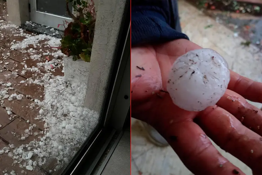 Granizo en C&oacute;rdoba (foto Cadena 3)