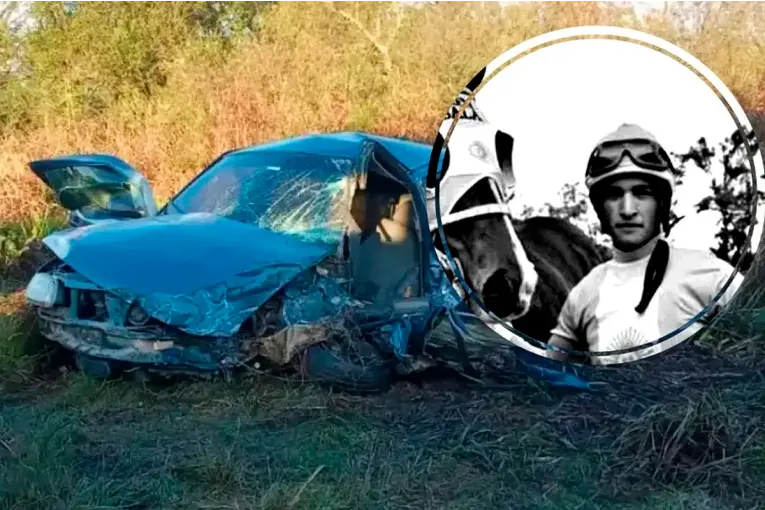 Falleció un joven jockey tras permanecer internado por un grave accidente en la Ruta 18