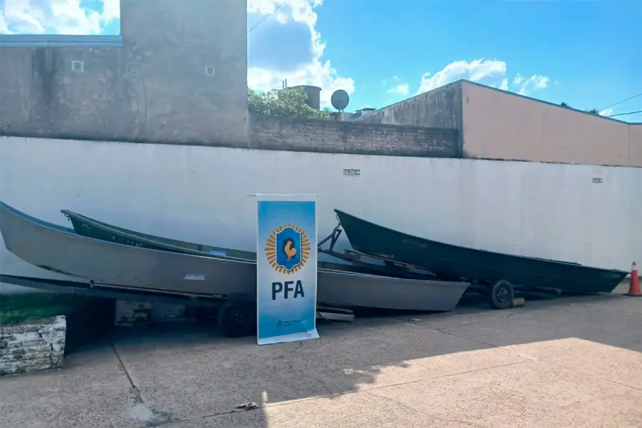 Investigaci&oacute;n por contrabando de cigarrillos hacia Uruguay (foto Polic&iacute;a Federal Argentina)