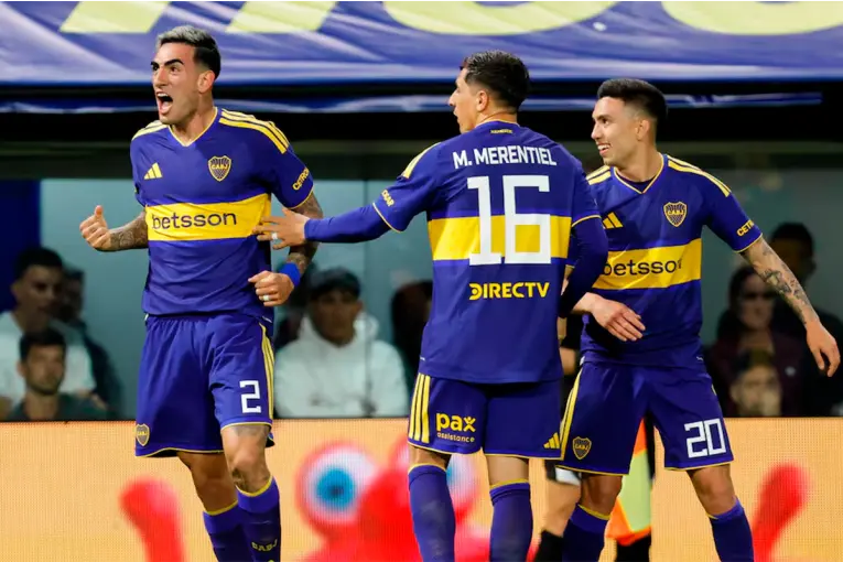 Con un doblete de Flores y otro de Di Lollo, Boca se impuso 3-0 a Unión en La Bombonera
