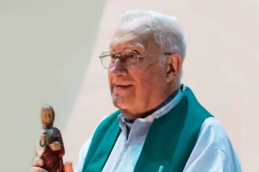 Sacerdote Agust&iacute;n Kaul, fallecido en octubre de 2025.-