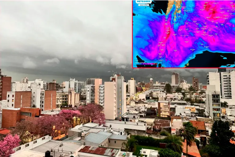 Sistema de bajas presiones avanza en el país con alerta por tormentas en Entre Ríos: el pronóstico