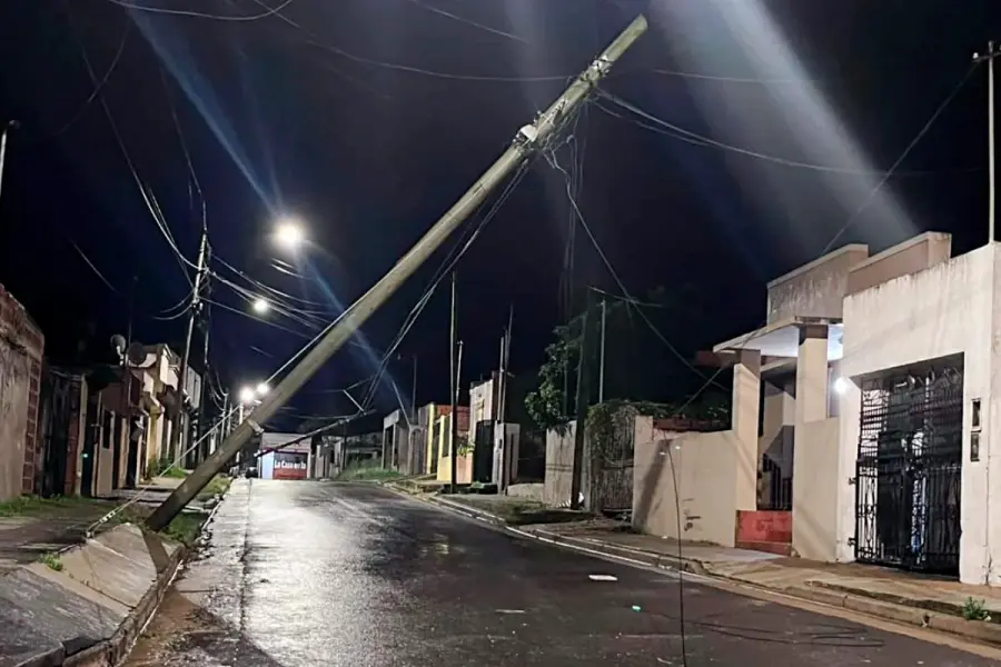 Temporal en Concordia (foto Diario R&iacute;o Uruguay)