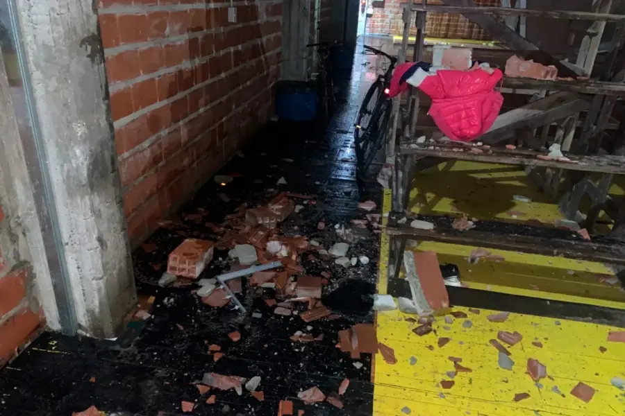 Temporal en Concordia (foto Diario R&iacute;o Uruguay)