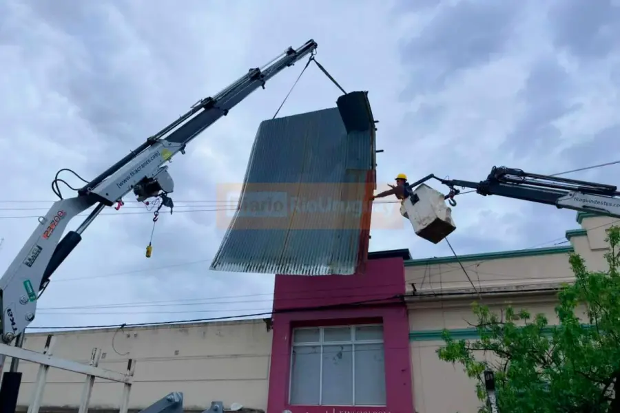 Temporal en Concordia (foto Diario R&iacute;o Uruguay)