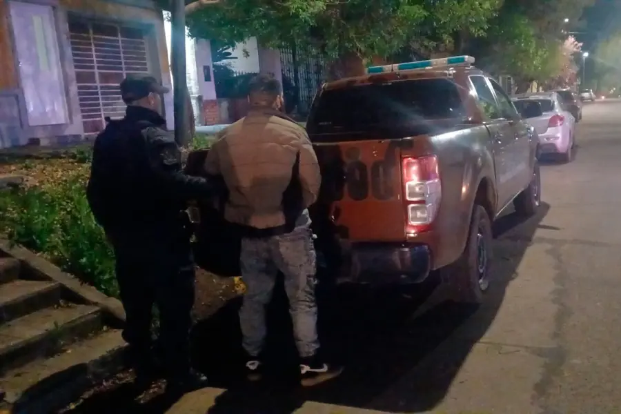 Detenido con cocaína en Paraná (foto Policía de Entre Ríos)
