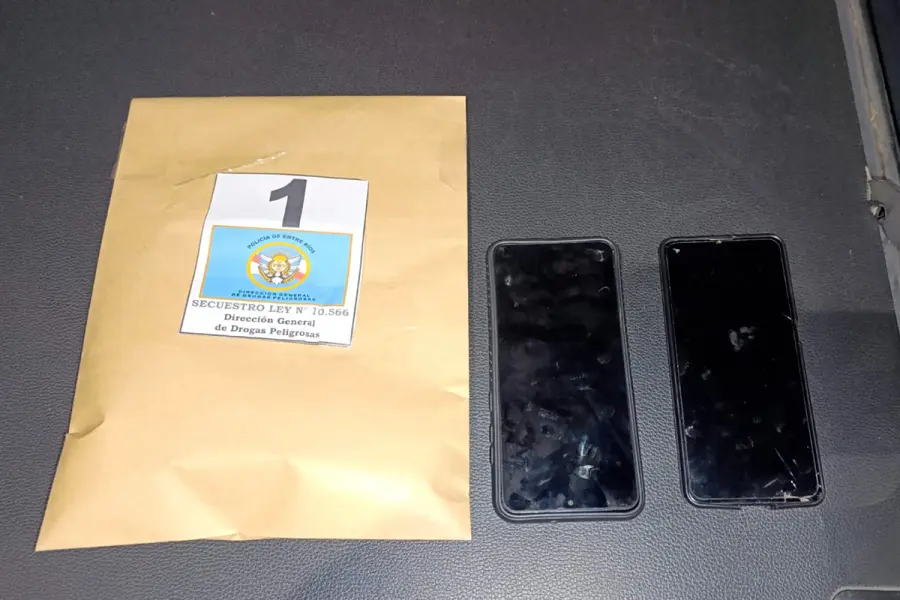 Operativo antidrogas en la capital entrerriana (foto Policía de Entre Ríos)