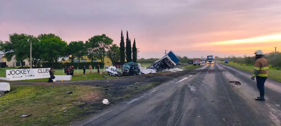 Choque fatal en Ruta 39 (foto Policía de Entre Ríos)
