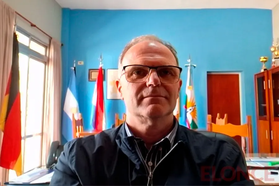 Mario Sokolovsky, intendente de Valle Mar&iacute;a (Elonce)