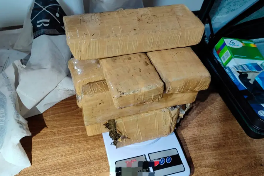 Operativo antidrogas en Federaci&oacute;n (foto Polic&iacute;a de Entre R&iacute;os)