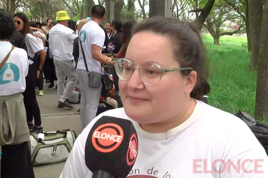 Micaela Franco, servidora en la Peregrinaci&oacute;n de los Pueblos (Elonce)