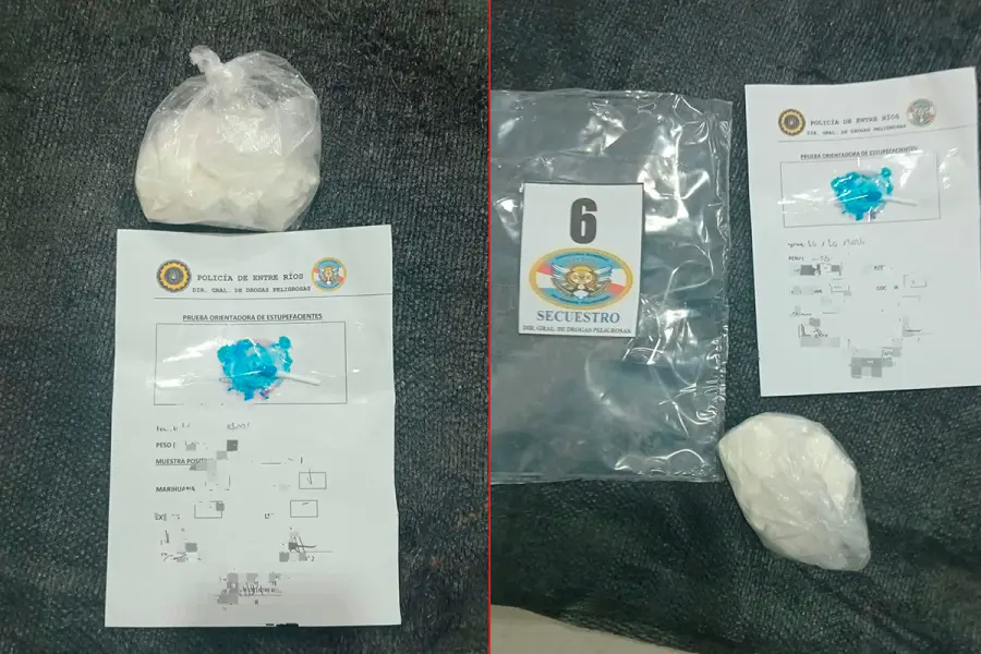 Operativo contra el narcomenudeo en Paraná (foto Policía de Entre Ríos)