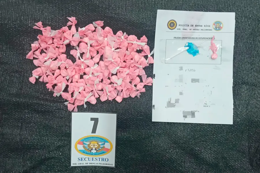 Operativo contra el narcomenudeo en Paraná (foto Policía de Entre Ríos)