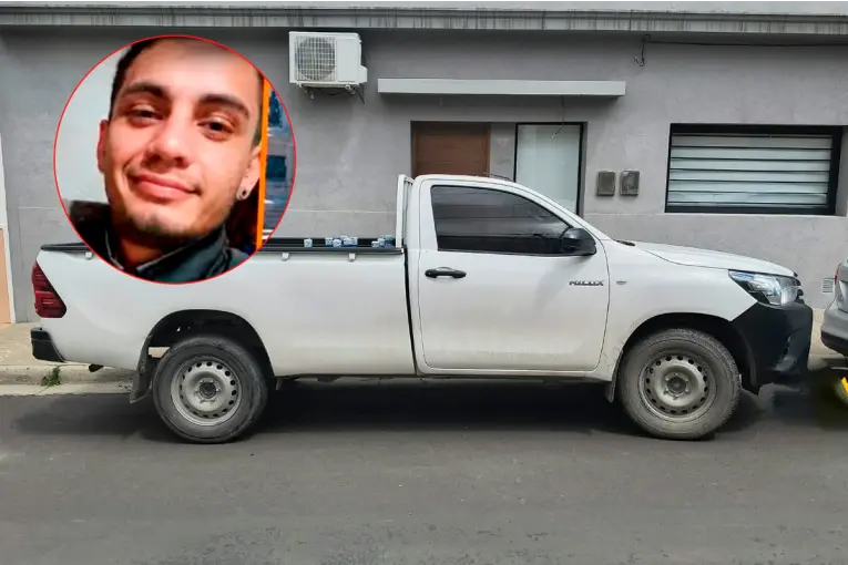 Encontraron abandonada la camioneta del repartidor de agua desaparecido en Paraná, pero aún no hay noticias del joven