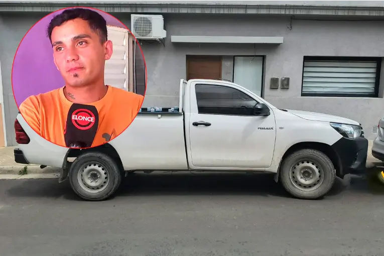 Encontraron abandonada la camioneta del repartidor de agua desaparecido en Paraná, pero aún no hay noticias del joven