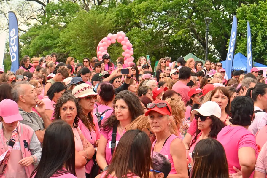Caminata Rosa en Paran&aacute; (archivo archivo Gimnasio Taian)