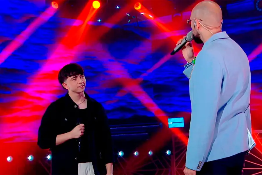 Igna Sartori junto a Abel Pintos (eltrece)