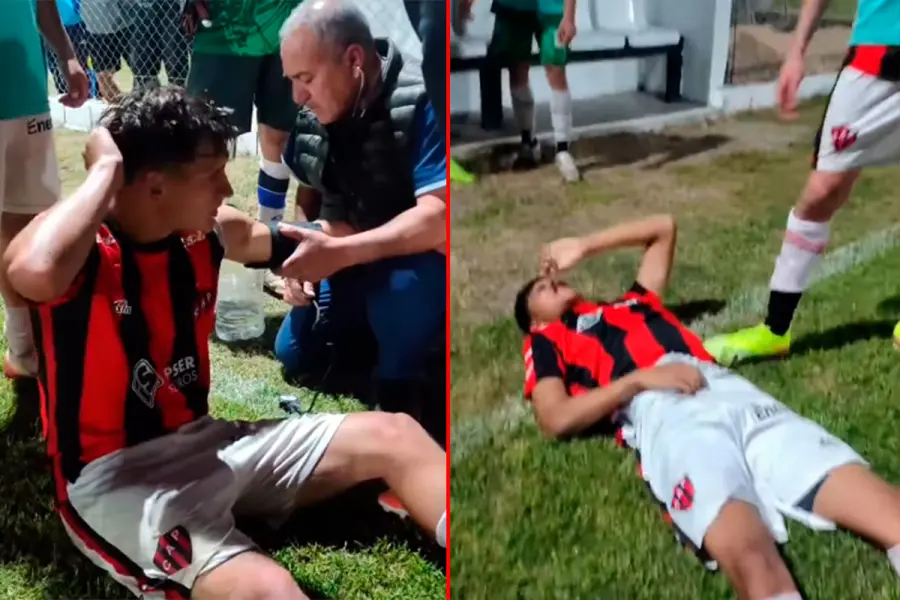 Incidentes tras una pelea entre Patronato y VF (captura de video de Reporte 100.7)